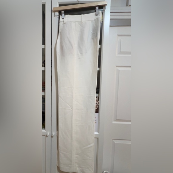 Massimo Dutti Cream Tailored Trousers - Picture 5 of 7